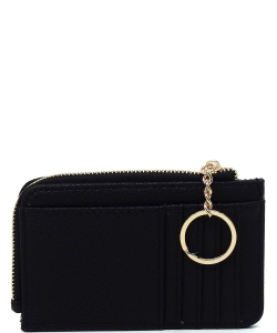 Fashion Card Holder Keychain Wallet AD003 BLACK/